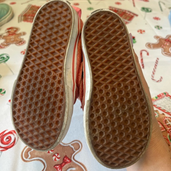 Vans Pink Glittered Toddler Slip-on shoes - Picture 3 of 5